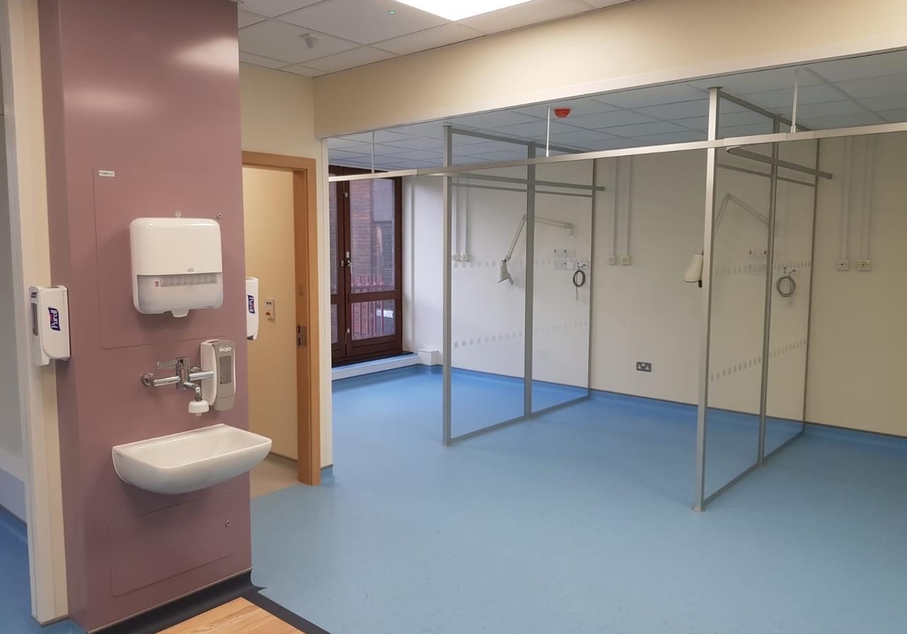 Hospital refurbishment high dependency unit