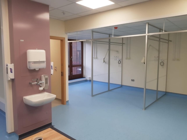 Hospital refurbishment high dependency unit