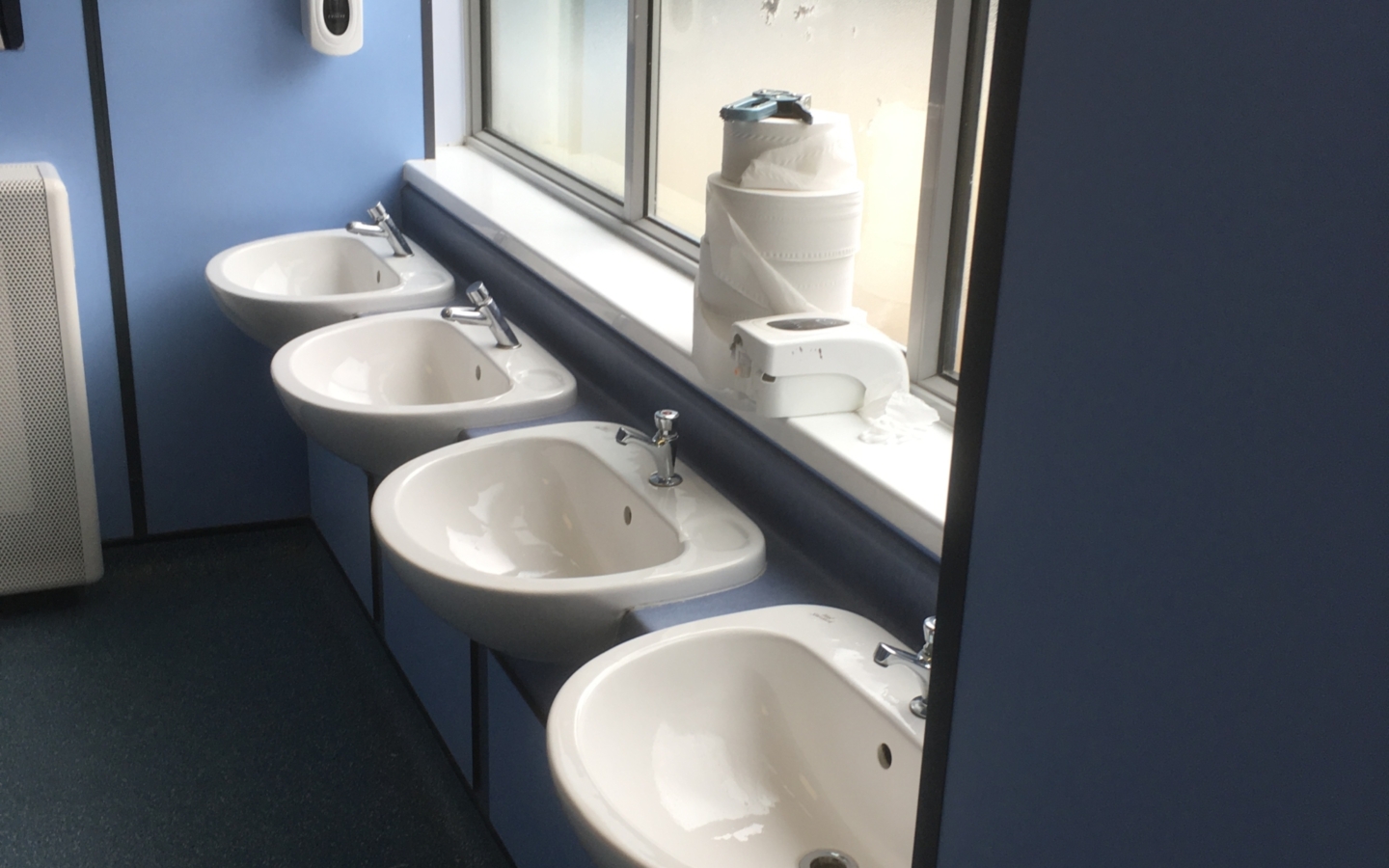 Secondary school toilet bathroom refurbishment