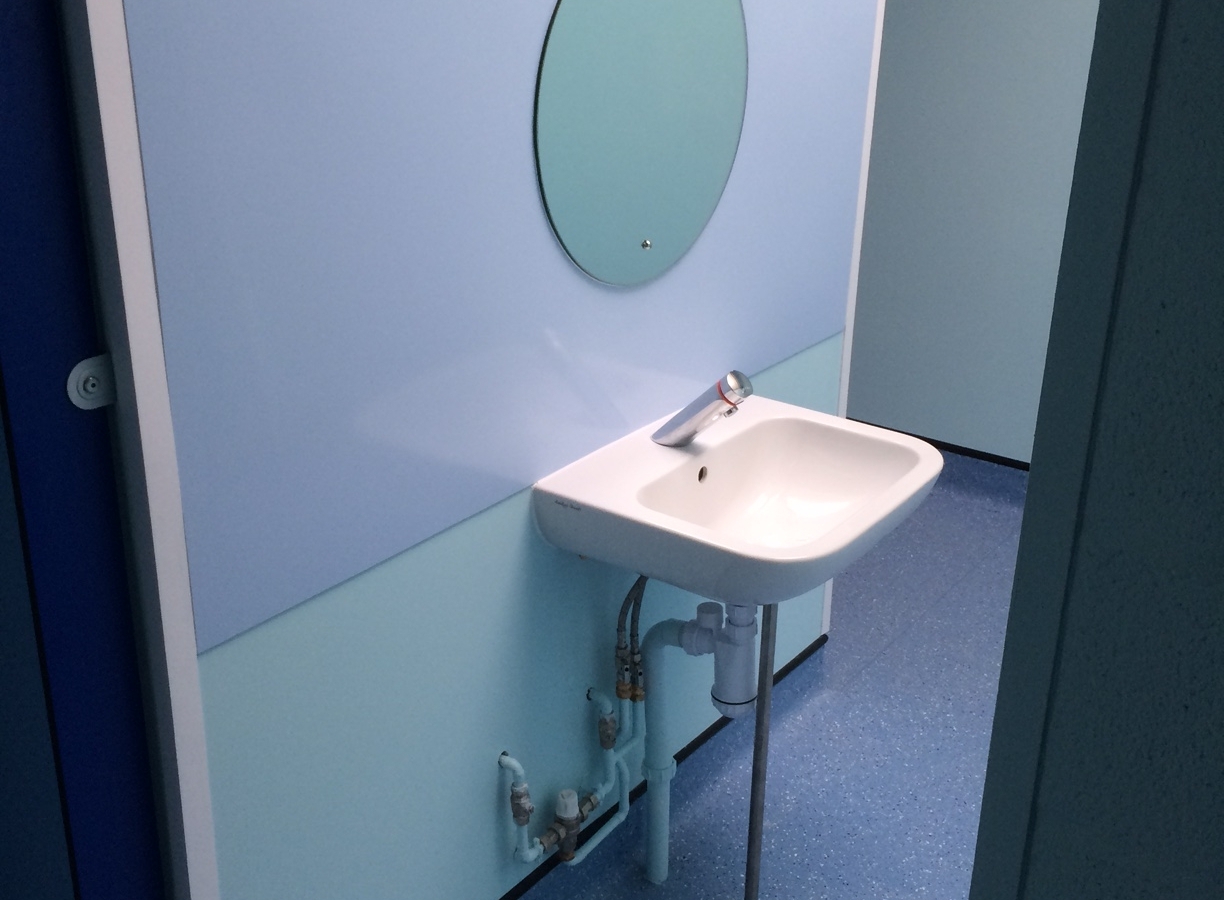 Primary school toilet bathroom refurbishment