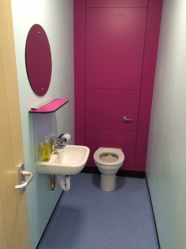 Primary school toilet bathroom refurbishment
