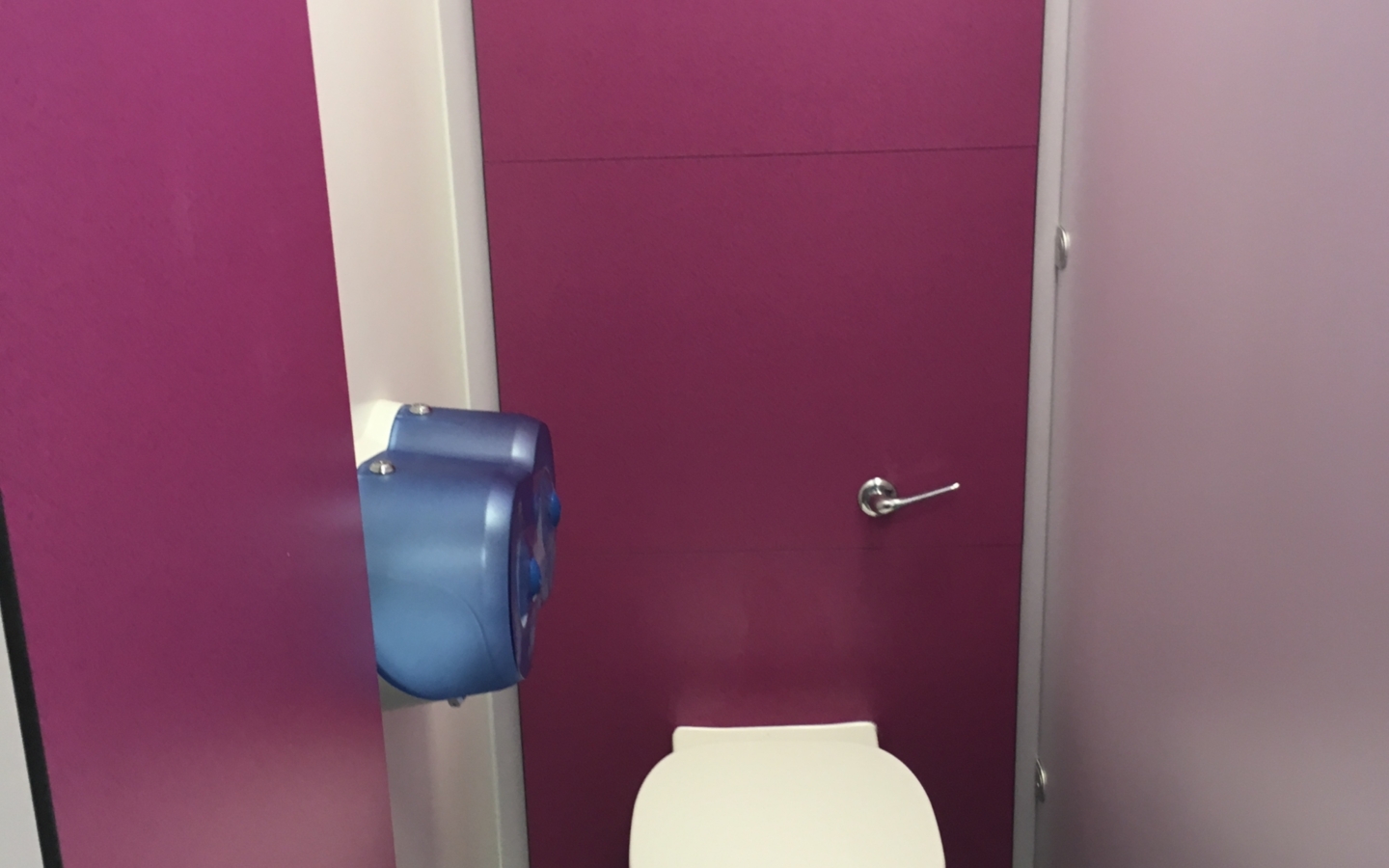 Secondary school changing room toilet refurbishment